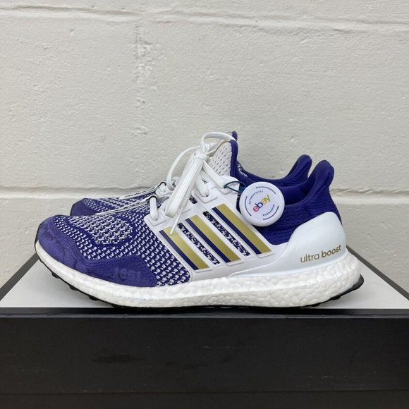 Adidas Ultraboost 1.0 Washington Huskies PE Purple White Gold (HG5867) Sz 7.5 US - Picture 5 of 11